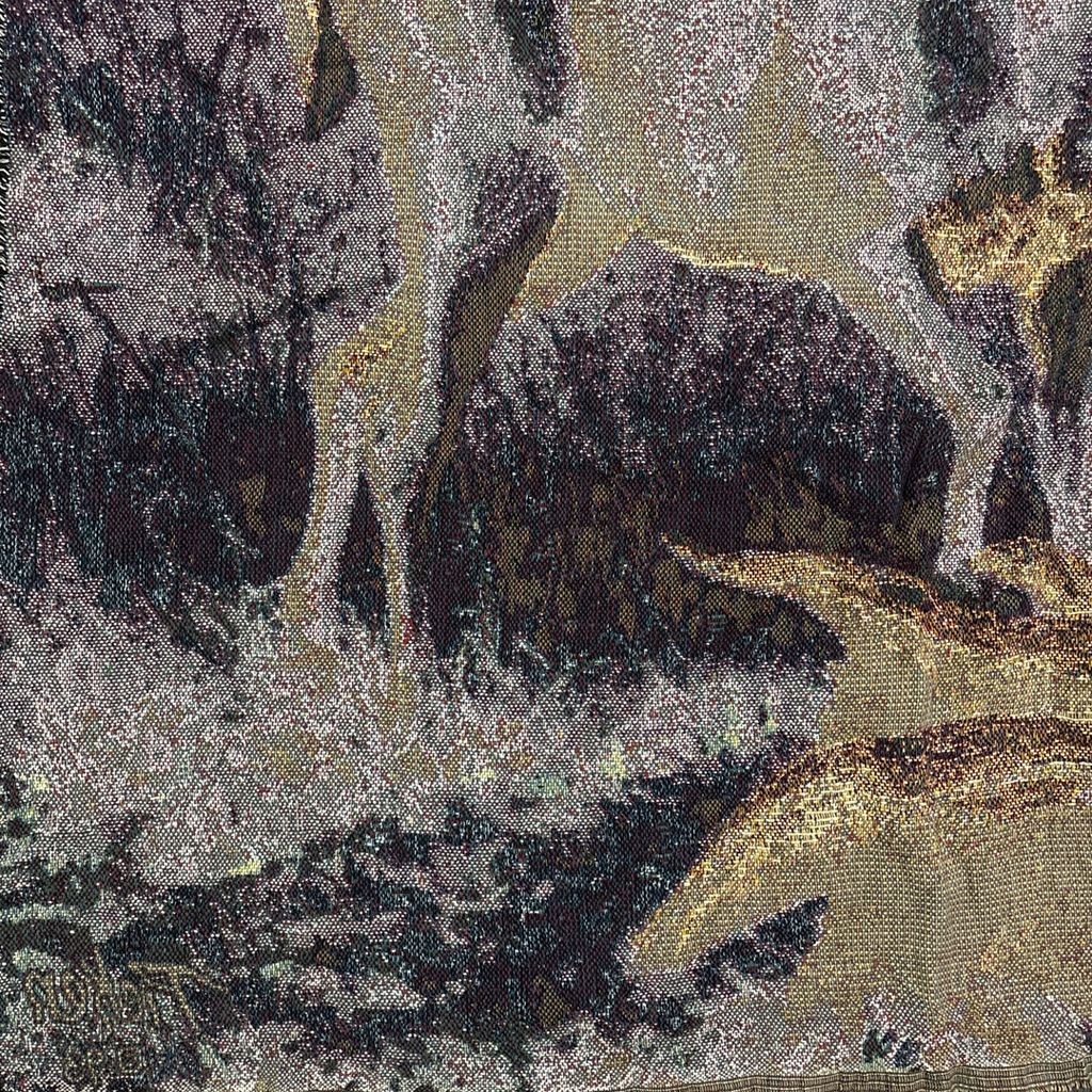 vintageラグ ブランケット マルチカバー タペストリー アニマル 動物