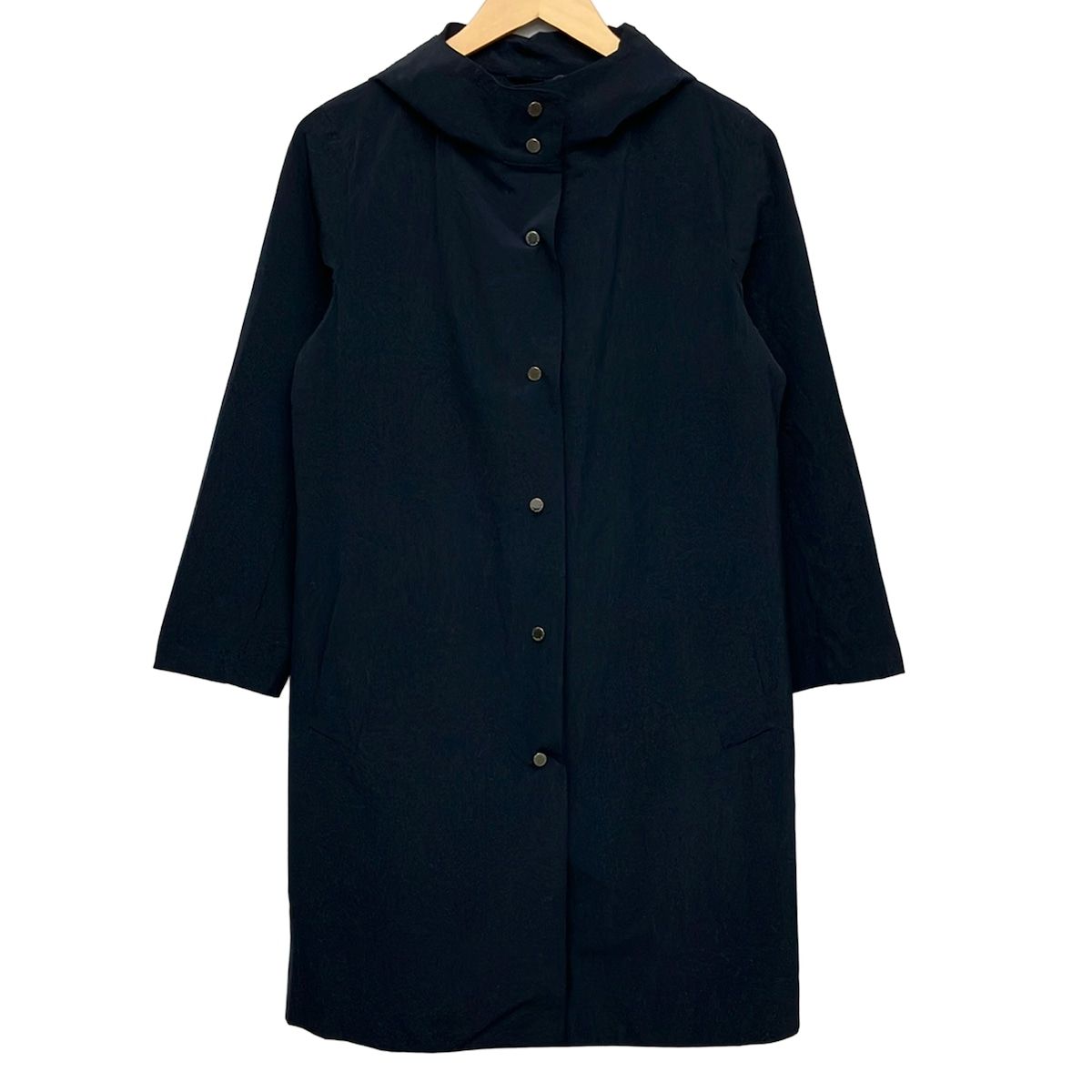 MACKINTOSH LONDON(マッキントッシュロンドン) コート サイズ38 - 黒 フード/春・秋物/長袖