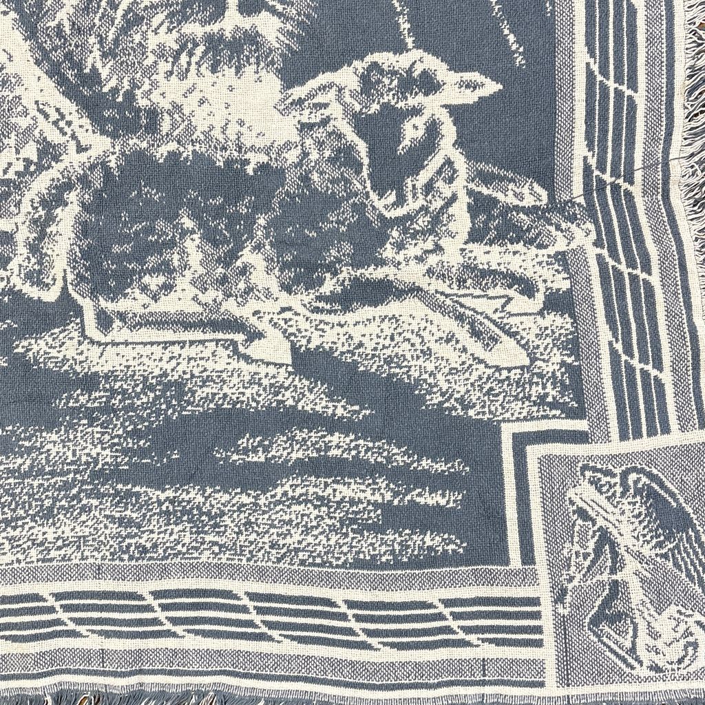 vintageラグ ブランケット マルチカバー タペストリー 90s 1993 守護