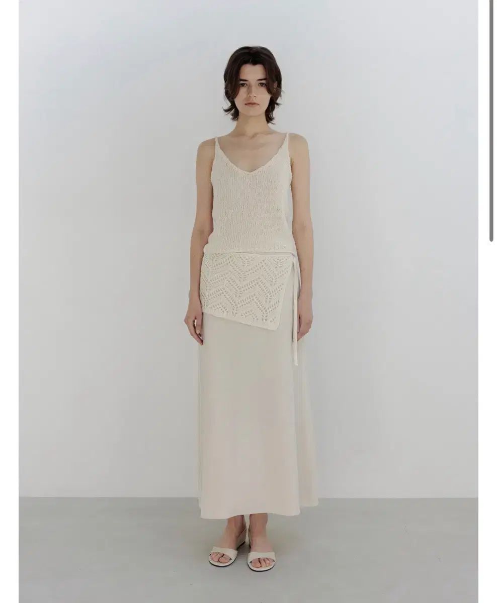 MOIA レイヤード ニット ベルト moia layered knit belt (ivory)
