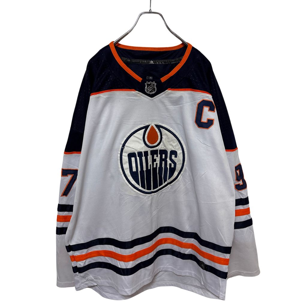【adidas】 NHL Edmonton Oilers Hockey Shirts McDAVID エドモントンオイラーズ ゲームシャツ S-4750 9,000円