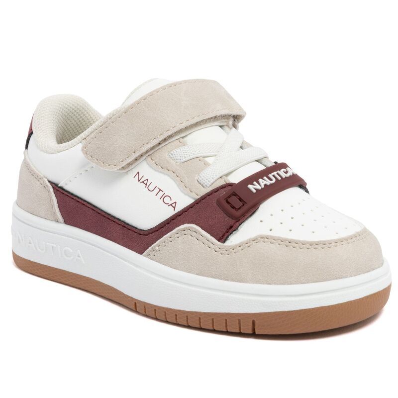 ナウティカ レディース シューズ スニーカー Nautica Seaspray Toddler Little Kids Boysneakers White Burgundy ホワイト 13,460円
