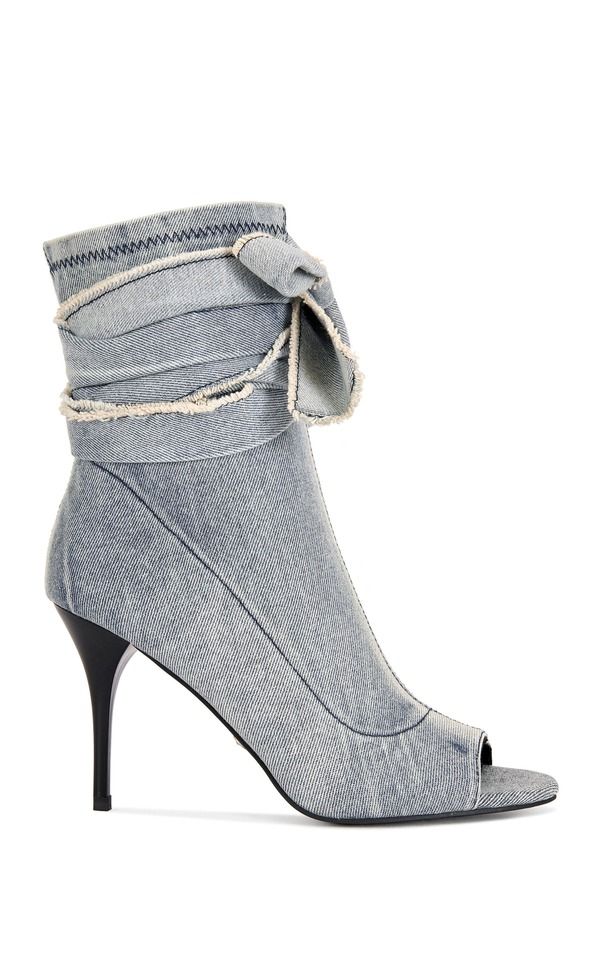 アザレア ワン レディース シューズ ブーツ・レインブーツ AZALEA WANG Karter Stiletto Bootie Denim デニム 20,636円