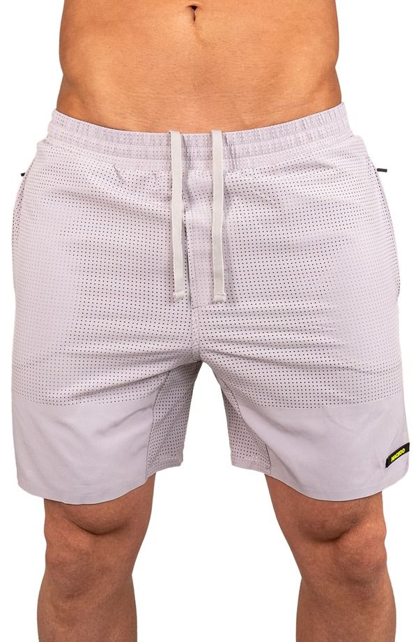 マセオ メンズ ボトムス ハーフパンツ・ショーツ ショートパンツ Maceoo Perforated Training Shorts Grey グレー