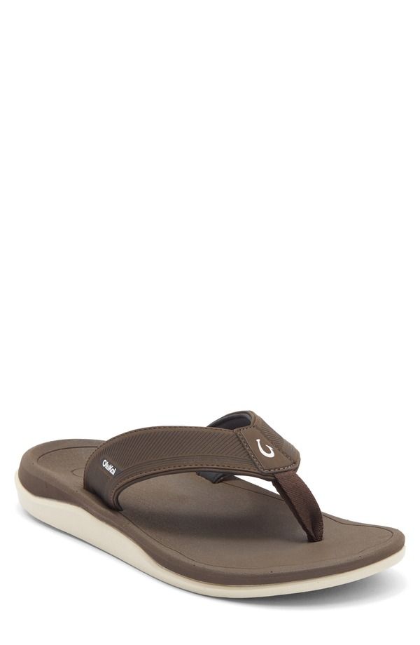 オルカイ メンズ シューズ サンダル OluKai Ahi Kai Flip Flop Dark Java Dark Java
