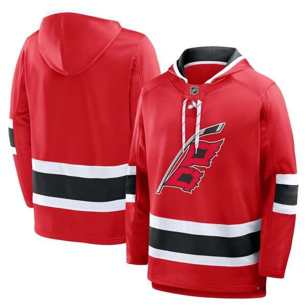 ファナティクス メンズ アウター パーカー・スウェット フリース Mens Fanatics Red Carolina Hurricanes Prime Time Fleece Hoodie Red 24,272円
