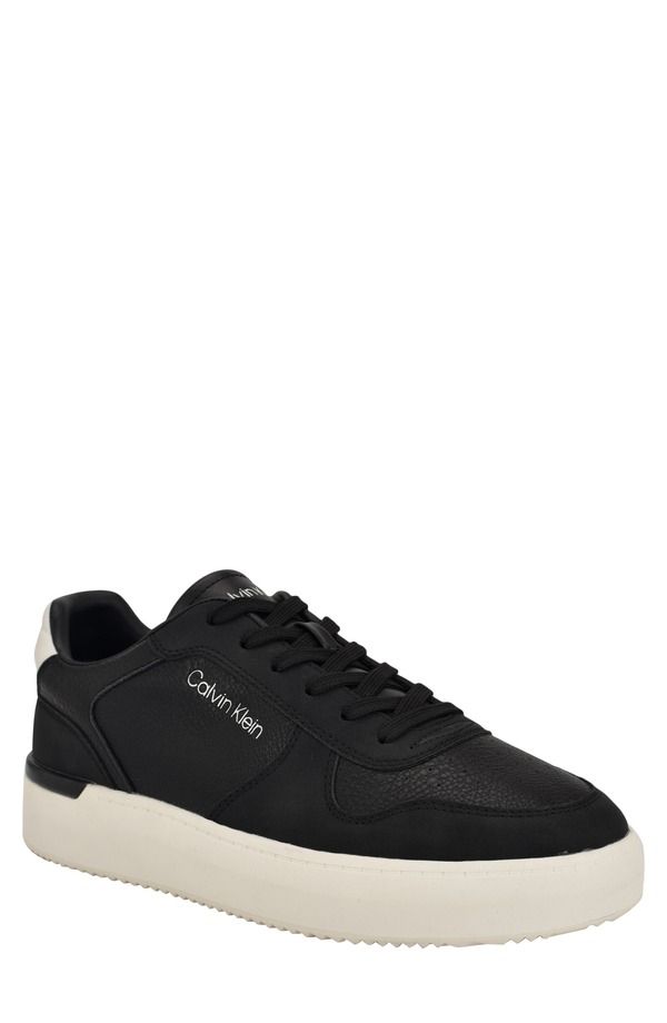 カルバンクライン メンズ シューズ スニーカー Calvin Klein Brayton Sneaker Black ブラック