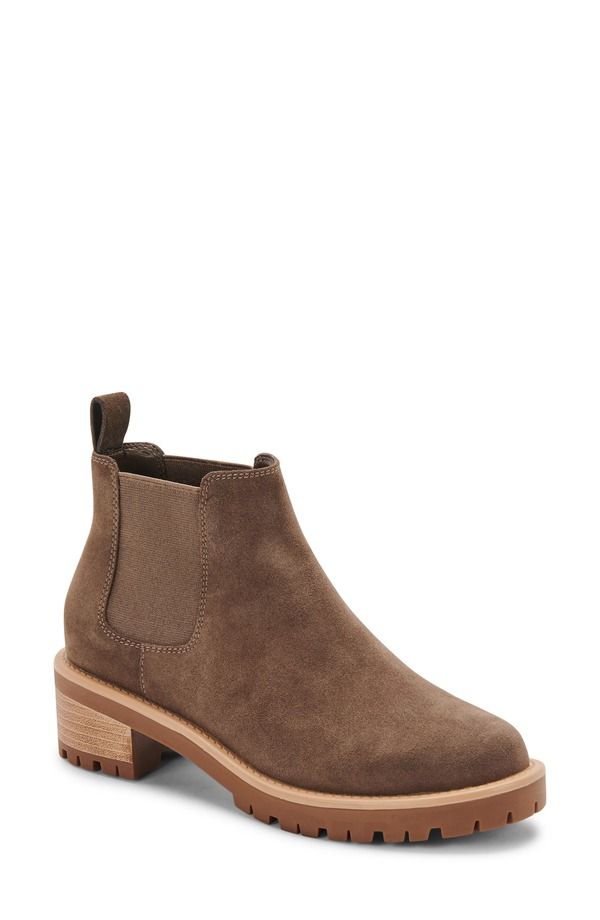 ブロンド レディース シューズ ブーツ・レインブーツ チェルシーブーツ チェルシー Blondo Mayes Waterproof Chelsea Boot Dark Taupe Suede トープ