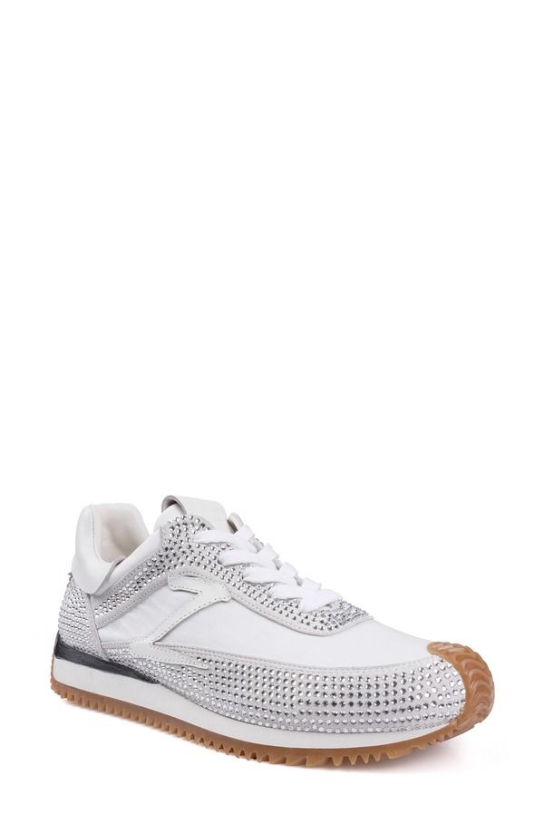 ジジ レディース シューズ スニーカー ZIGI Freya Rhinestone Sneaker White Suede ホワイト 28,258円