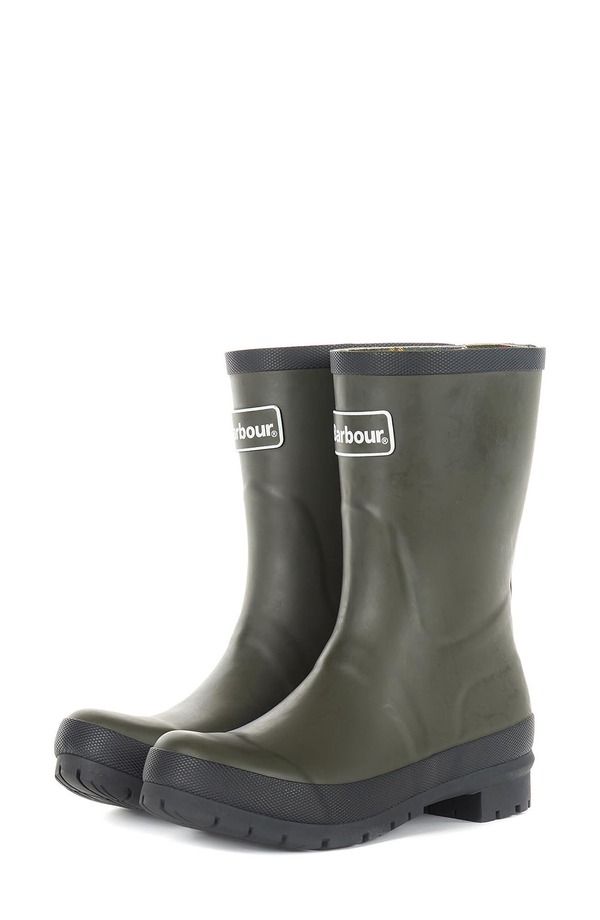 バブアー レディース シューズ ブーツ・レインブーツ Barbour Banbury Rain Boot Olive オリーブ