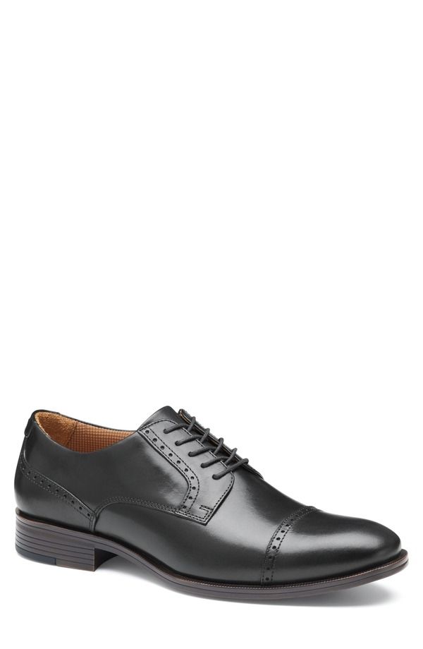 ジョンストンアンドマーフィー メンズ シューズ ダービー キャップ Johnston Murphy Reeve Cap Toe Derby Black Full Grain ブラック