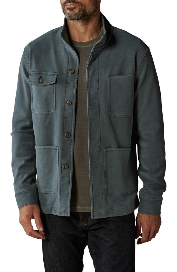 ノーマルブランド メンズ トップス シャツ パイル コート The Normal Brand Comforterry Cloth Chore Coat Waterloo