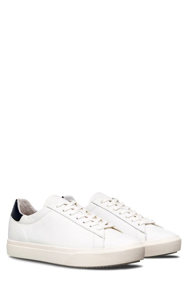 クラエ メンズ シューズ スニーカー レザー CLAE Bradley Venice Leather Sneaker White Leather Navy ホワイト