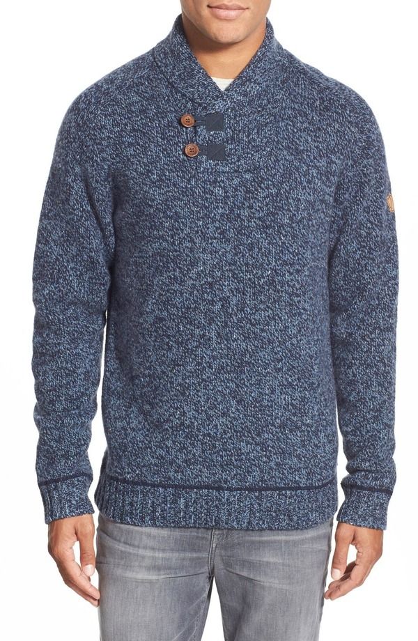 フェールラーベン メンズ アウター パーカー・スウェット レギュラーフィット セーター Fjllrven Lada Regular Fit Shawl Collar Sweater Dark Navy 37,570円