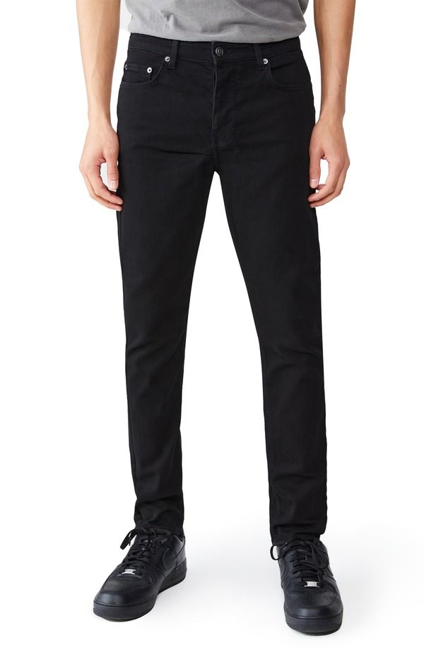 スビ メンズ ボトムス デニムパンツ スリムフィット ジーンズ Ksubi Chitch Laid Slim Fit Jeans Black ブラック