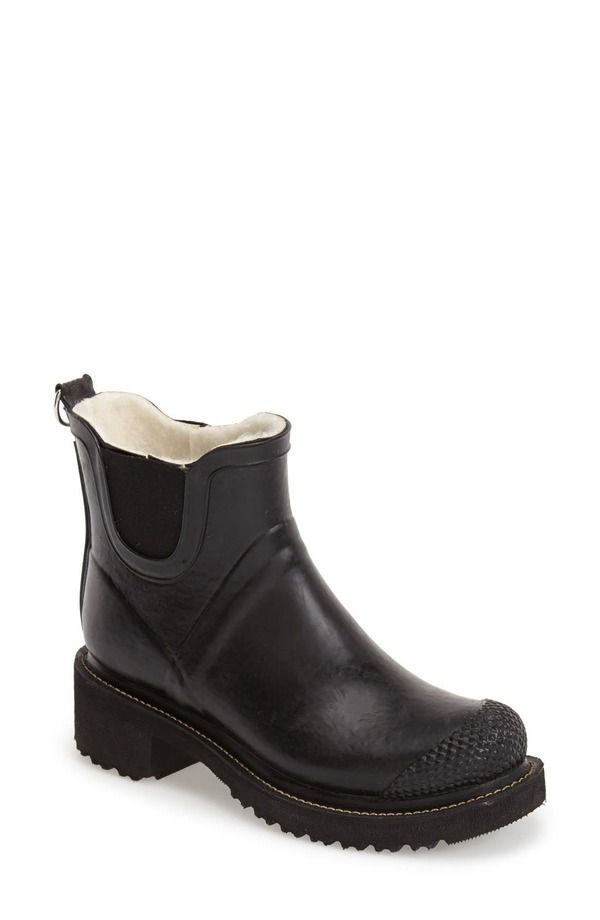イルセヤコブセン レディース シューズ ブーツ・レインブーツ Ilse Jacobsen RUB 47 Short Waterproof Rain Boot Black ブラック
