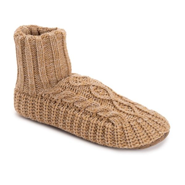 ムクルクス メンズ シューズ サンダル アクリル ブーツ MUK LUKS Acrylicabled Bootie Slippers Tan タン