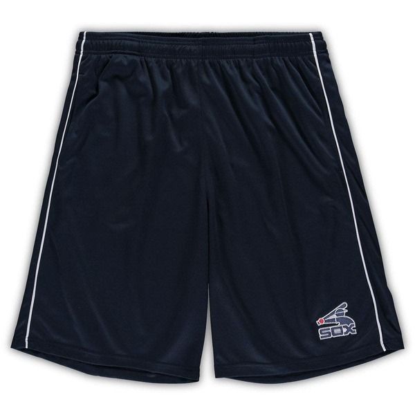 プロファイル メンズ ボトムス ハーフパンツ・ショーツ メッシュ トール ショートパンツ Mens ProfileNavy Chicago White Sox Big Tall Meshorts Na