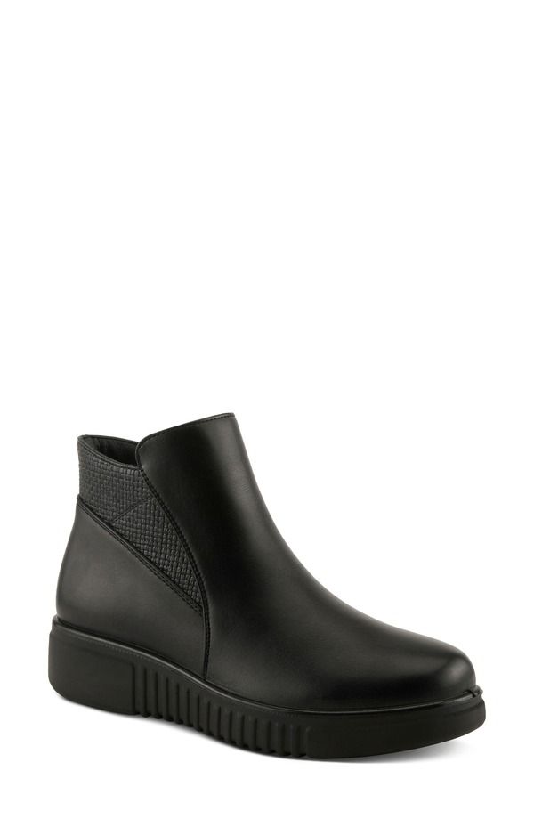 フレクサス レディース シューズ ブーツ・レインブーツ Flexus by Spring Step Baglama Bootie Black ブラック