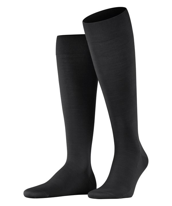 ファルケ メンズ アンダーウェア 靴下 ウール Falke ClimaWool Knee High Socks Black ブラック 12,690円