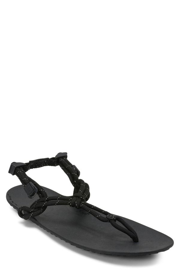 ゼロシューズ メンズ サンダル XERO SHOES Genesis Rope Style Barefoot Sandal Black ブラック
