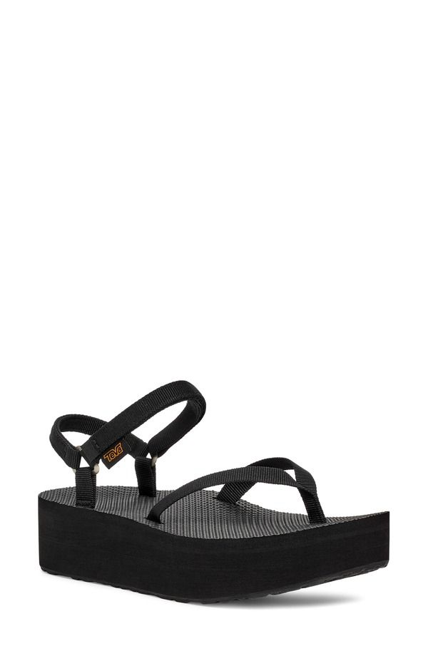 テバ レディース シューズ サンダル Teva Slim Flatform Sandal Black ブラック
