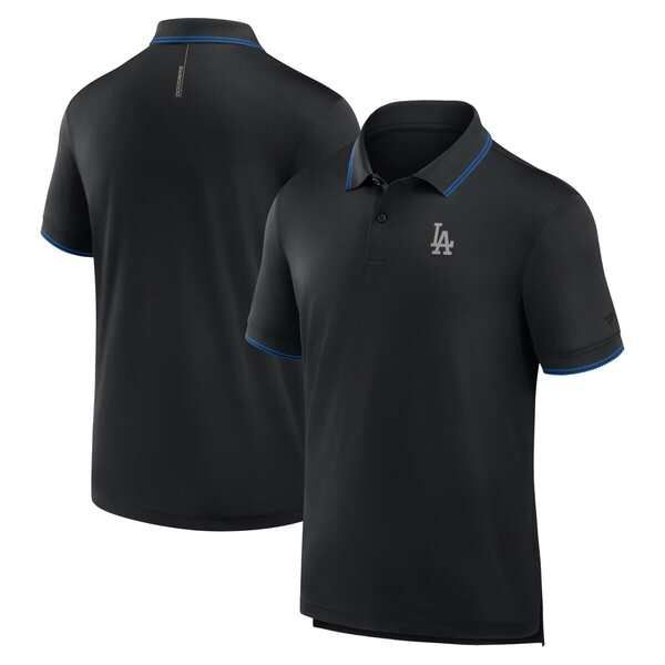 ファナティクス メンズ トップス シャツ Mens Fanatics Black Los Angeles Dodgers Front Office Move Mono Pique Polo Black