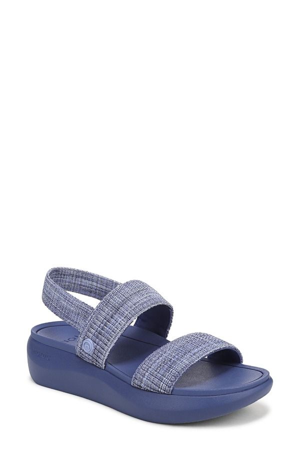 バイオニック レディース シューズ サンダル Vionic The Sky Slide Sandal Marlin Blue ブルー