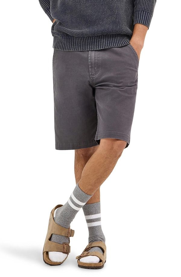 ラングラー メンズ ボトムス ハーフパンツ・ショーツ ショートパンツ コットン Wrangler Casey Jonestretch Cotton Shorts Faded Black ブラック
