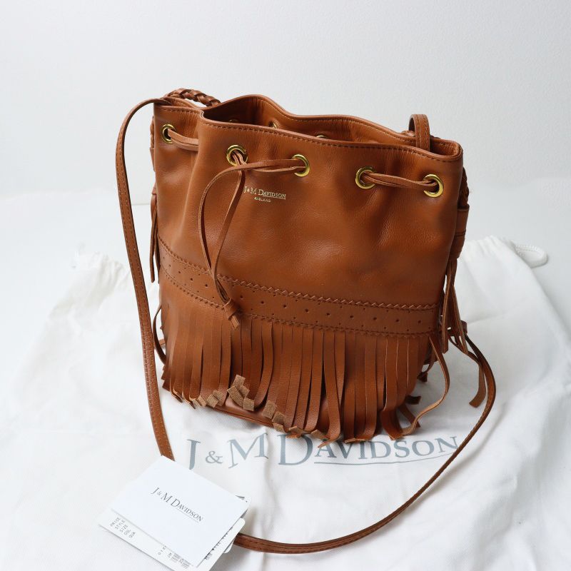 定価14.5万 スペイン製 2020AW イエナ IENA購入 J&Mデヴィッドソン J&M DAVIDSON CARNIVAL バッグ M■キャメル【2400015091457】