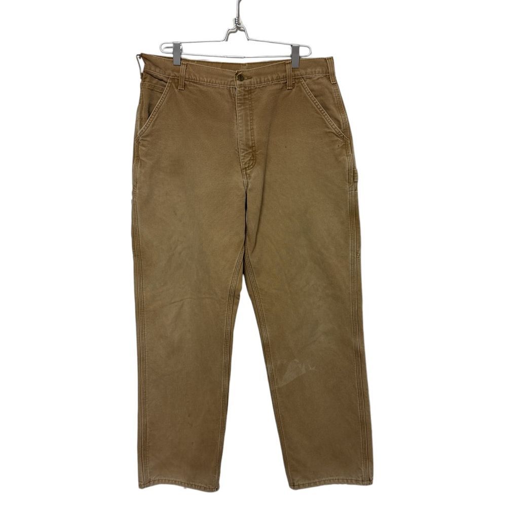 【Carhartt】 メキシコ製 レザーロゴパッチ 裏ネルダックペインターパンツ S-4000 7,810円