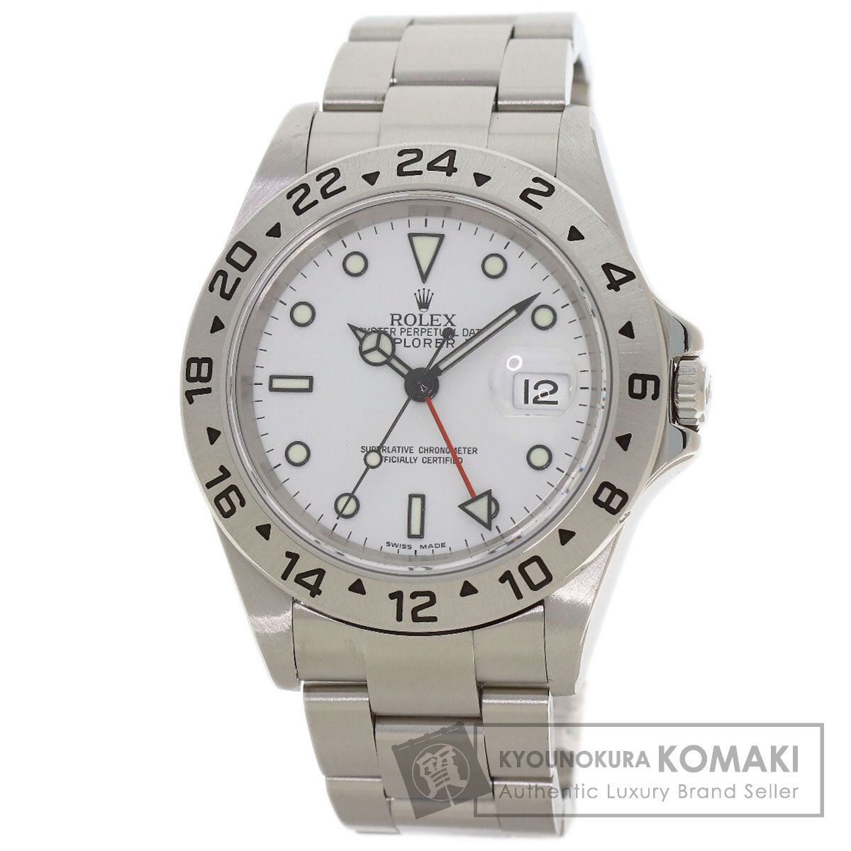 ROLEX ロレックス 16570 エクスプローラー2 腕時計 SS SS メンズ [中古]