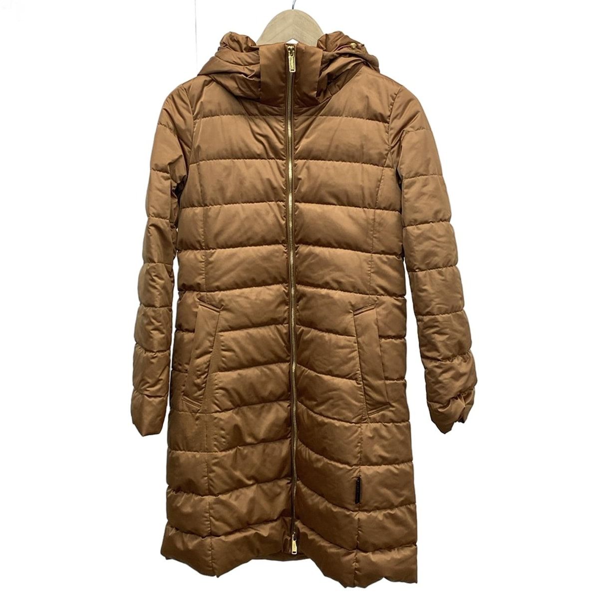 MACKINTOSH LONDON(マッキントッシュロンドン) ダウンコート サイズ40 M レディース - ブラウン 長袖/ジップアップ/冬