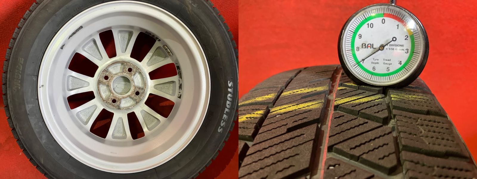 中古スタッドレスタイヤホイールセット【155/65R14 BRIDGESTONE VRX3
