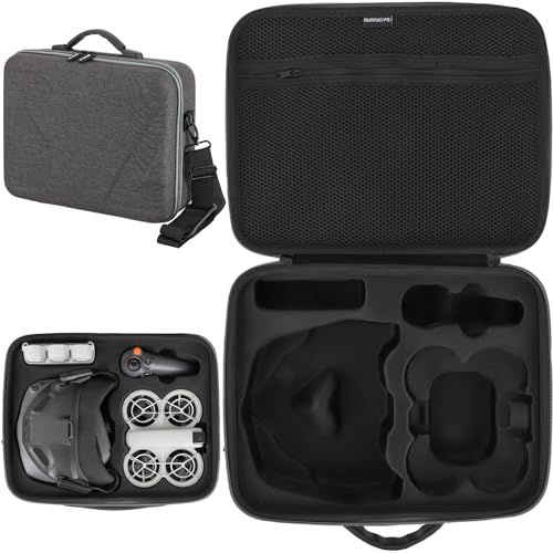 Taoricup DJI Neo Motion Fly More 対応 保護ケース 収納ボックス キャリーケース ショルダーハンドバッグ 3in1収納セット DJI Neo/Goggles N3/RC Motion 3 対応 耐衝撃防水設計 ショルダーバッグe