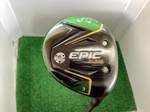 【中古】 キャロウェイ EPIC FLASH STAR 3W フェアウェイウッド FW Speeder EVOLUTION for CW(フェアウェイ) (フレックスS) メンズ 男性用 右利き 右用 Cランク ゴルフクラブ