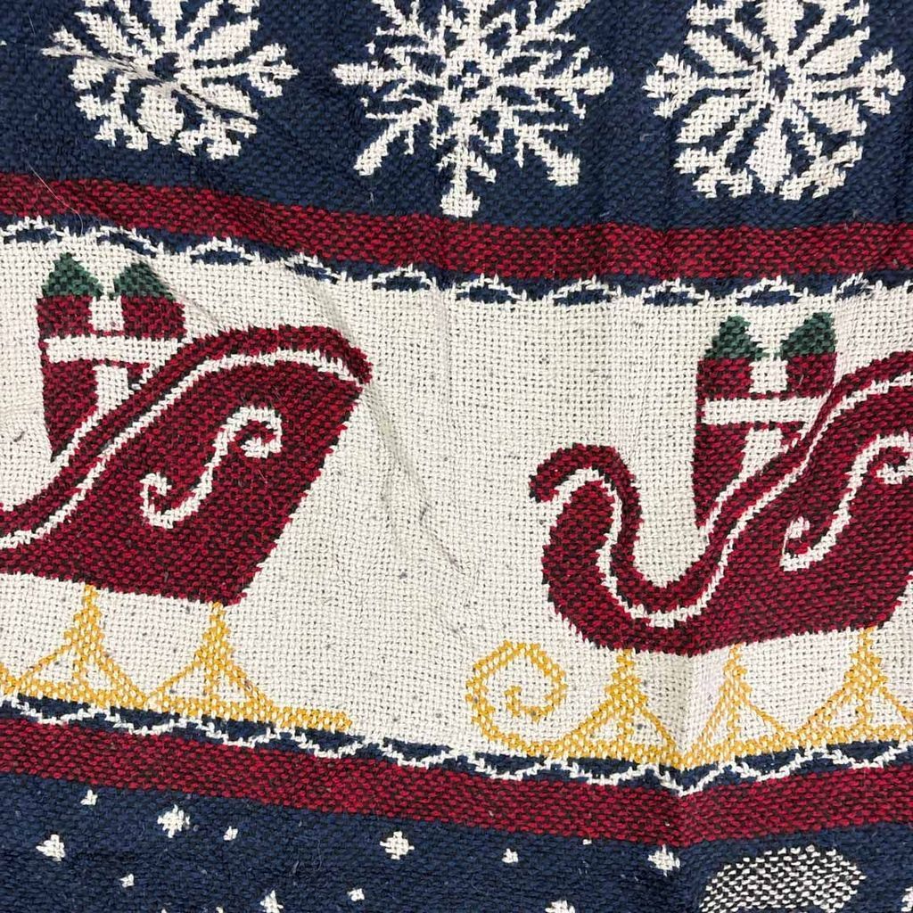 vintageラグ カーペット USA製 トナカイ クリスマス 2103 - メルカリ