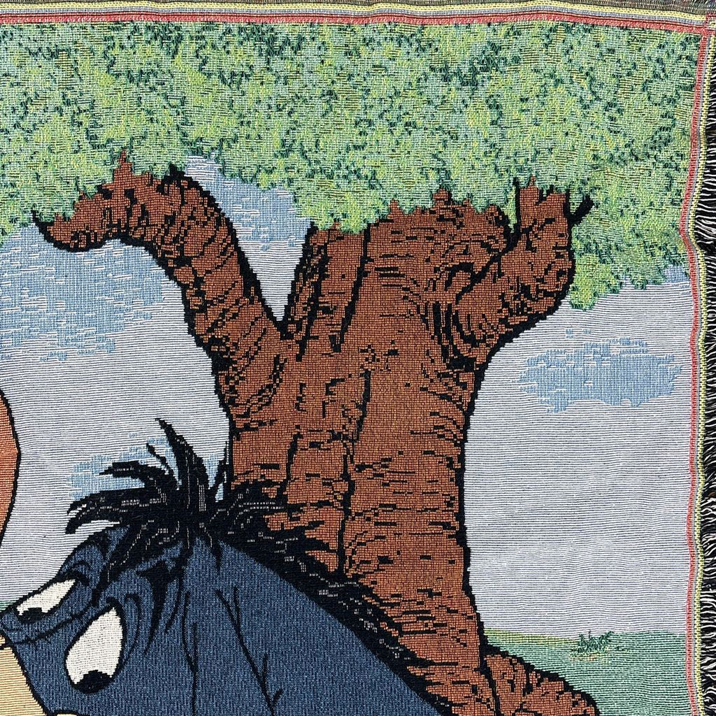 vintageラグ ブランケット マルチカバー タペストリー ディズニー くま