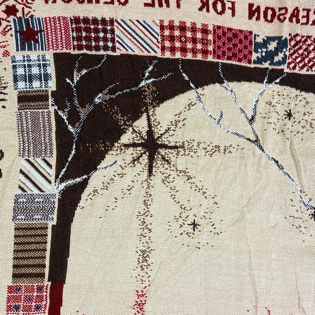 vintageラグ ブランケット マルチカバー タペストリー クリスマス 宗教 イエス キリスト 夜空 Rug Blanket Jesus 2802
