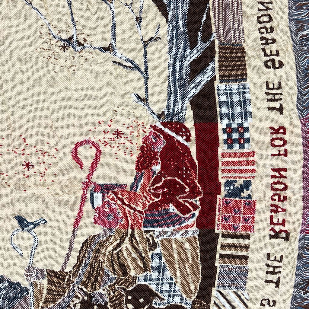 vintageラグ ブランケット マルチカバー タペストリー クリスマス 宗教 イエス キリスト 夜空 Rug Blanket Jesus 2802
