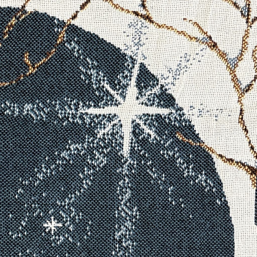 vintageラグ ブランケット マルチカバー タペストリー クリスマス 宗教 イエス キリスト 夜空 Rug Blanket Jesus 2802