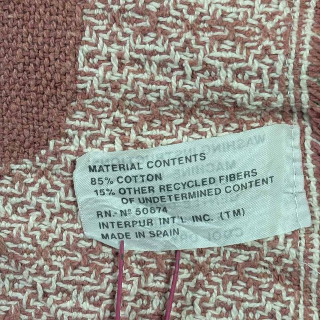 vintageラグ カーペット スペイン製 ハート ワッフル 1870 - メルカリ