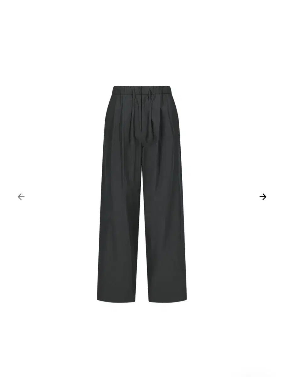 新品 AMOMENTO 26ss ドローストリングパンツ チャコール M