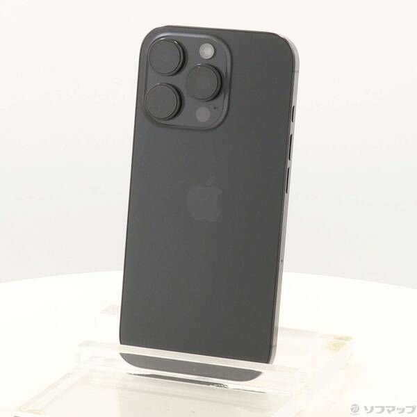 ソフマップ 〔中古品〕 iPhone16 Pro 128GB ブラックチタニウム MYMV3J／A SIMフリー【262】