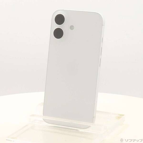 ソフマップ 〔中古品〕 iPhone16 256GB ホワイト MYDX3J／A SIMフリー【258】