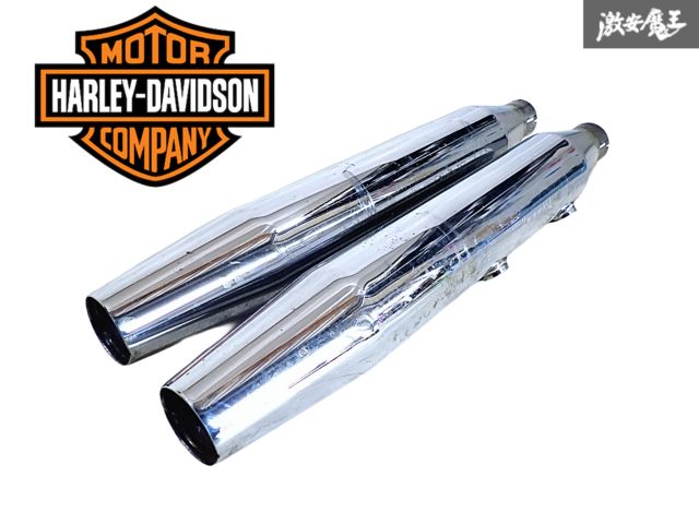 HARLEY-DAVIDSON ハーレーダビッドソン ソフテイル・ファミリー FLSTC/FLSTC1580 サイレンサー 2本セット 65682-07 即納 10,737円