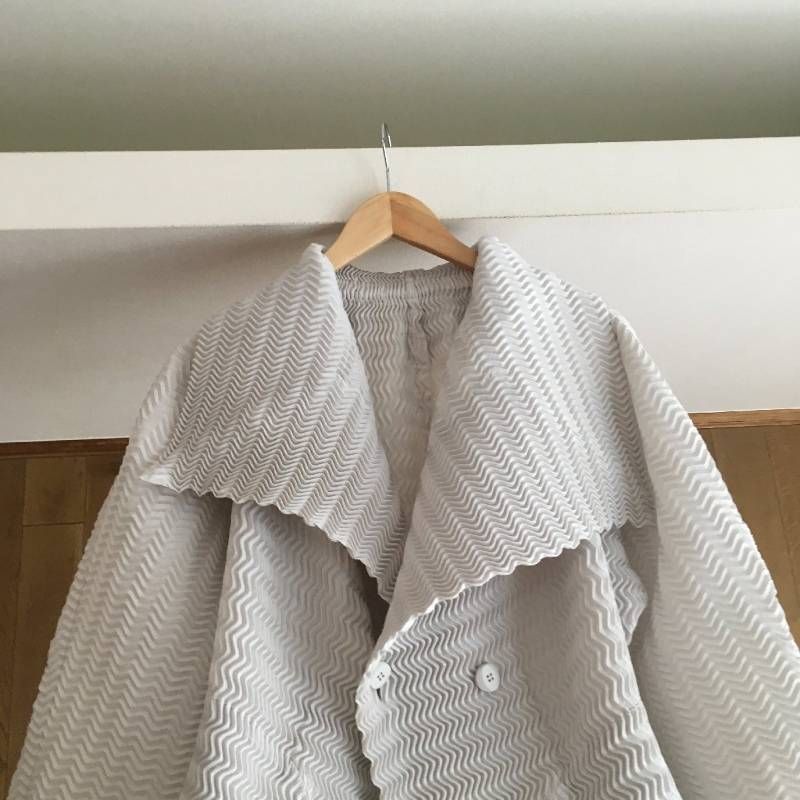 極美品 ISSEY MIYAKEイッセイミヤケ スチーム ストレッチ 変形 3D