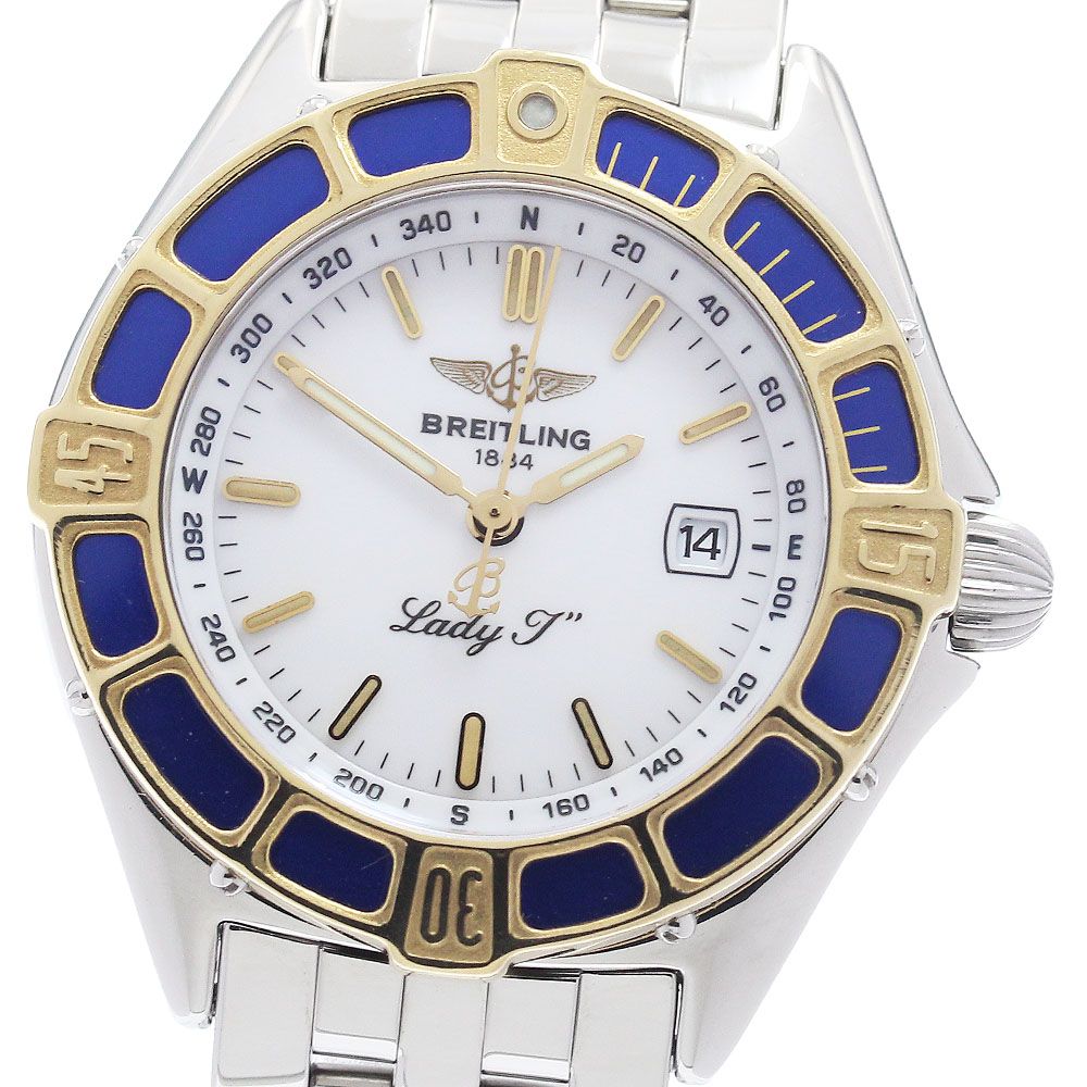 ブライトリング BREITLING D52065 レディJ デイト YGベゼル クォーツ レディース 保証書付き_972967 140,450円