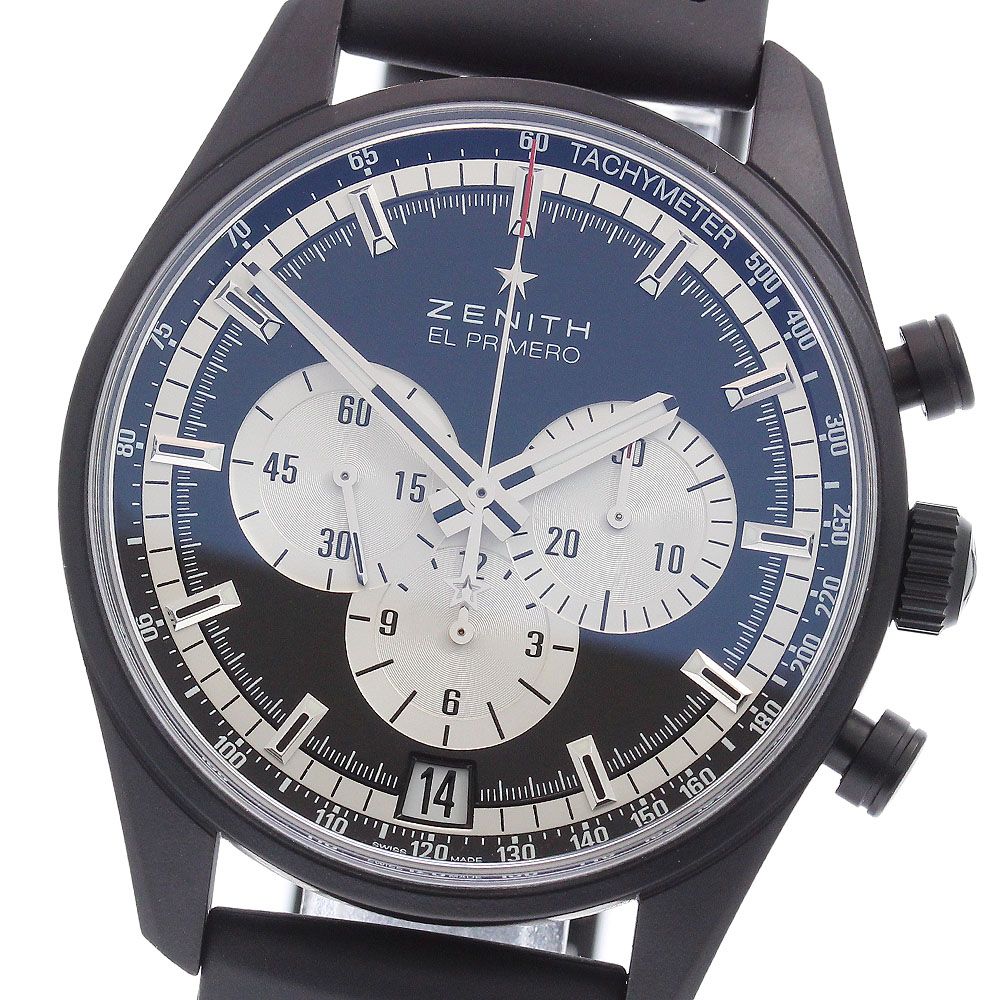ゼニス ZENITH 24.2041.400/21.R576 クロノマスター エル・プリメロ 自動巻き メンズ 極美品 保証書付き_973458