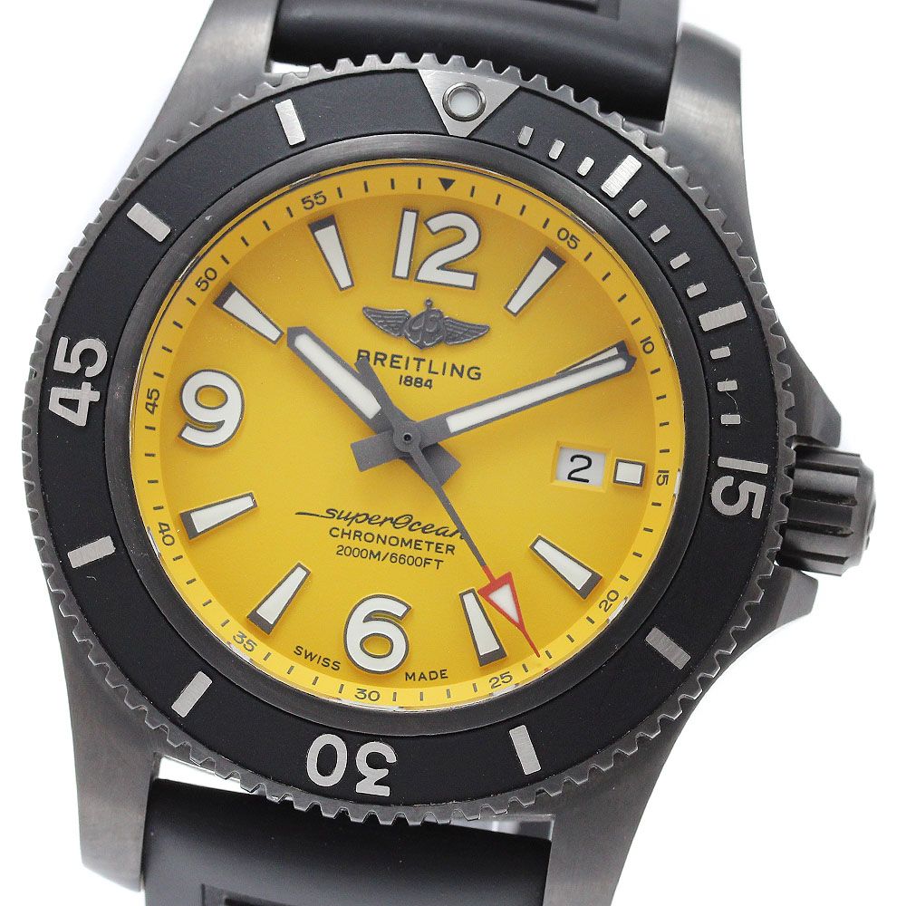 ブライトリング BREITLING M17368 スーパーオーシャン オートマティック46 デイト 自動巻き メンズ 保証書付き_973390